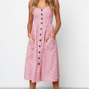 NWOT | Cotton Button Up Sundress
